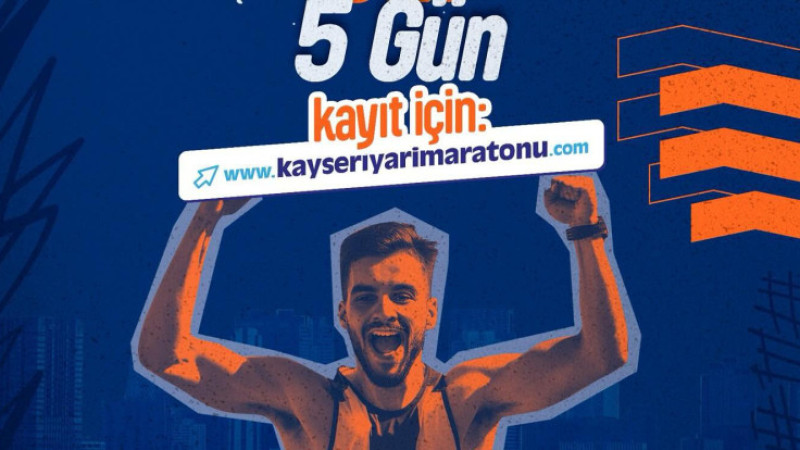 5. Uluslararası Kayseri Yarı Maratonu İçin Heyecan Dolu Geri Sayım Başladı