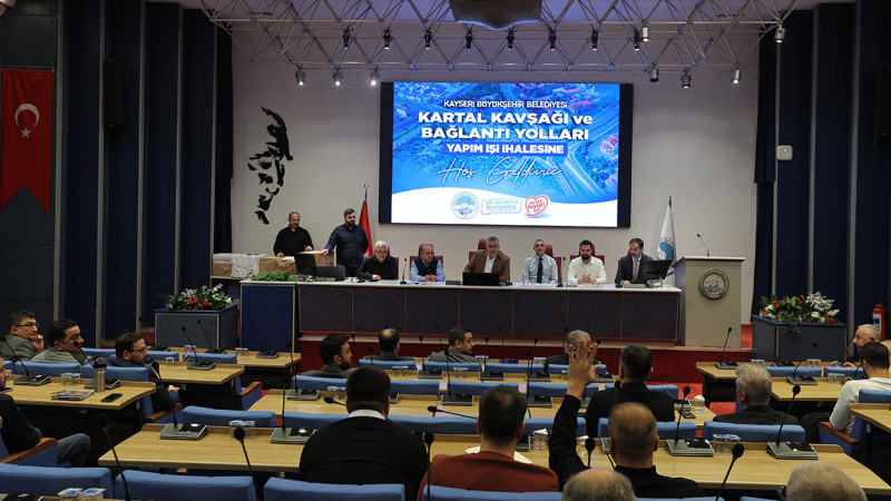 Büyükşehir’in Kartal Kavşağı ve Bağlantı Yolları Projesi’nde Yapım İhalesi Gerçekleştirildi