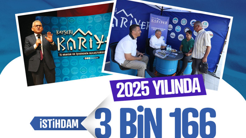 Büyükşehir’in İstihdama Köprü Kurumu Kayseri Kariyer’den 1 Yılda 3 Bini Aşkın Kişiye Umut
