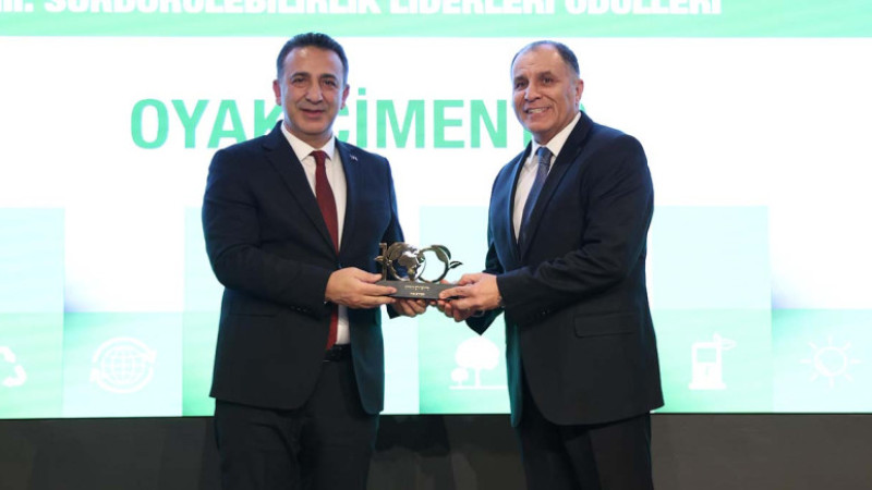 OYAK Çimento’ya “Sürdürülebilirlik Liderleri” Ödülü