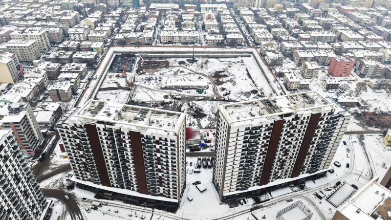 Büyükkılıç’ın 4,19 Milyar liralık “Sahabiye” Yatırımında Kış Mesaisi