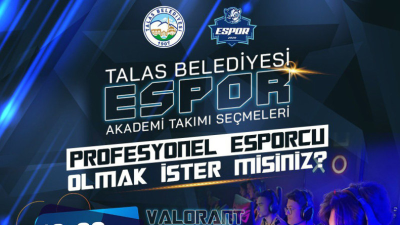 Talas'ta E-Sporun Yıldızları Seçiliyor