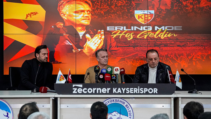 Kayserispor’de yeni dönem; Erling Moe sözleşmeyi imzaladı