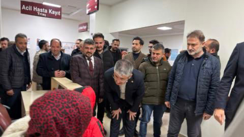 Şaban Çopuroğlu’ndan Gece Yarısı Çat Kapı Hastane Ziyareti