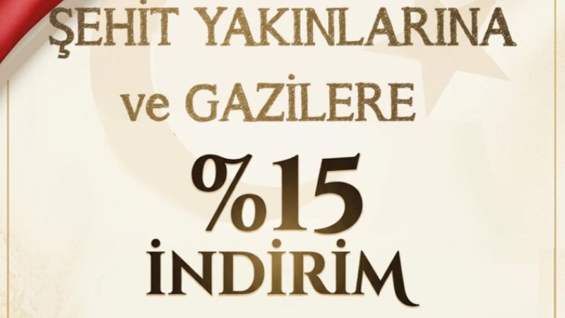 Şehit Yakınları ve Gazilere KAYTUR tesislerinde yüzde 15 indirim