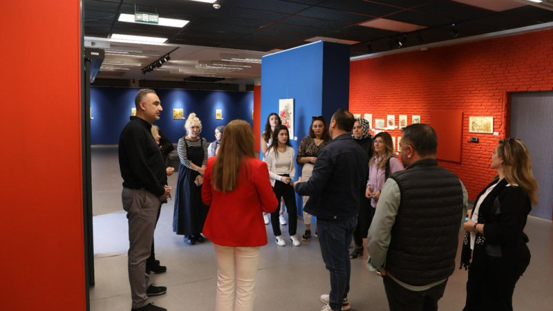 Büyükşehir’in “Ateşle Yazılan Hikâyeler” Sergisi, Sanatseverlerle Buluştu
