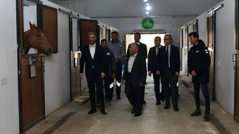 Başkan Büyükkılıç, Binicilikte Federe Statüye Kavuşan Tesisi Yerinde İnceledi