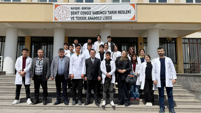 Kayseri Ticaret Borsası’ndan Tarım Lisesine Ziyaret