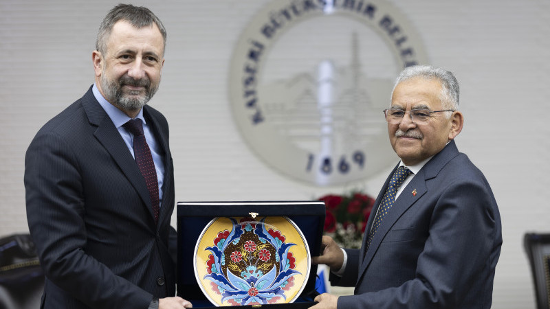 Başkan Büyükkılıç, Çekya'nın Ankara Büyükelçisi Stepanek'i Ağırladı