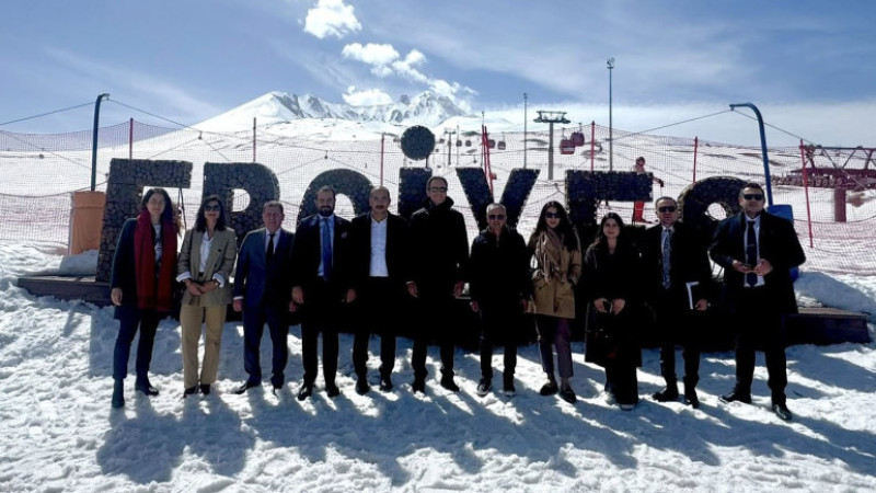 Belçika Heyeti, Erciyes’e Hayran Kaldı