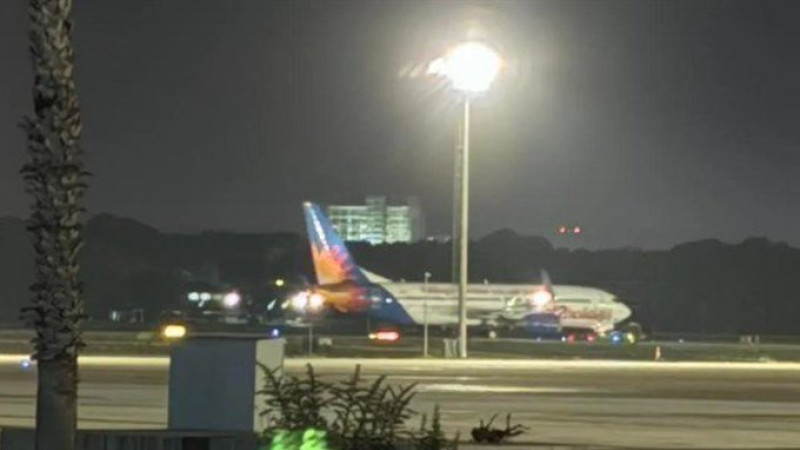 Uçak pilot yüzünden acil iniş yaptı