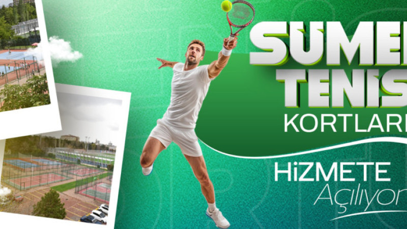 Büyükşehir Spor A.Ş. Sümer Tenis Kortları’nı Hizmete Açtı
