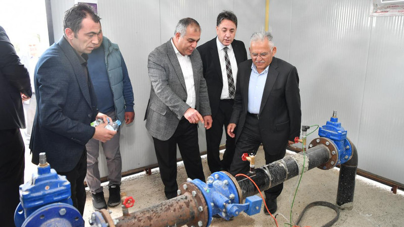 Erciyes’in Eteklerinde 8 Kilometrelik Çalışma