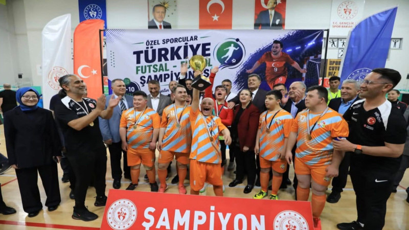 Kocasinan Belediyespor Down Futbol Takımı Türkiye Şampiyonu Oldu