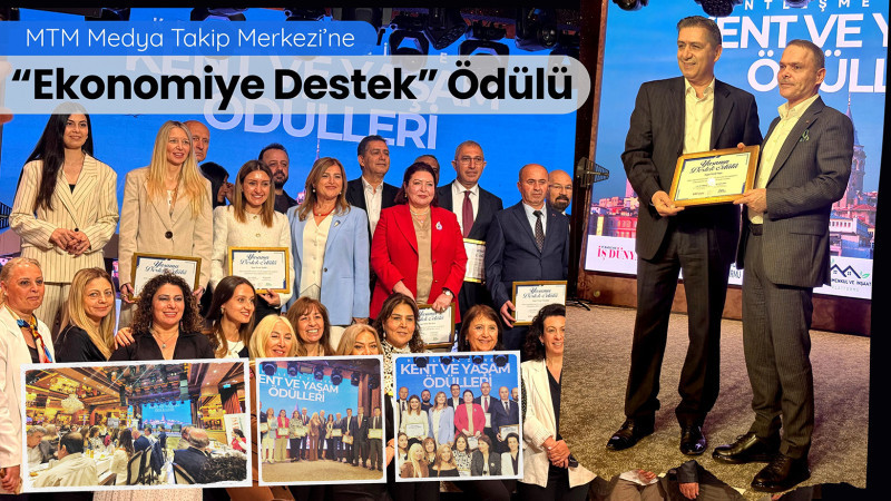 MTM Medya Takip Merkezi’ne “Ekonomiye Destek” Ödülü