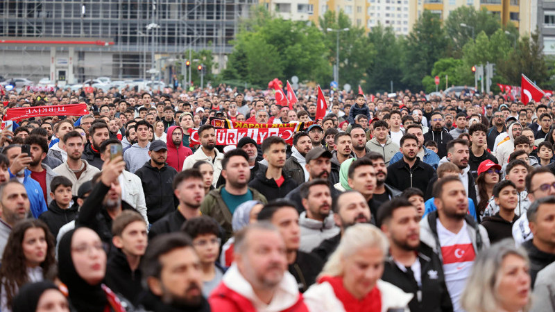 Milli Heyecan Talas'ta Yürekleri Isıttı 