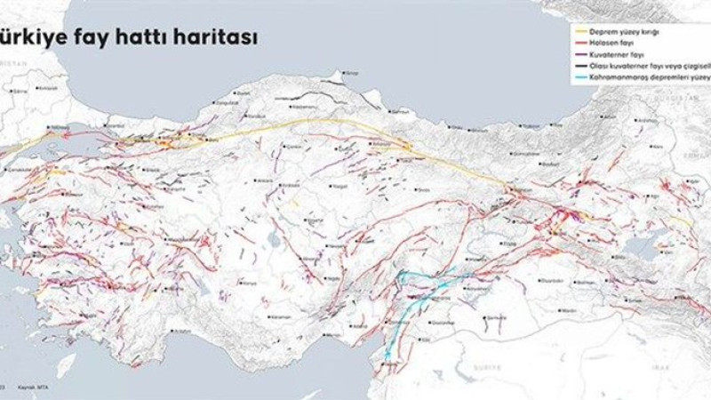13 yıl sonra güncellendi: Aktif fay sayısı yüzde 44 arttı, 700’e yükseldi