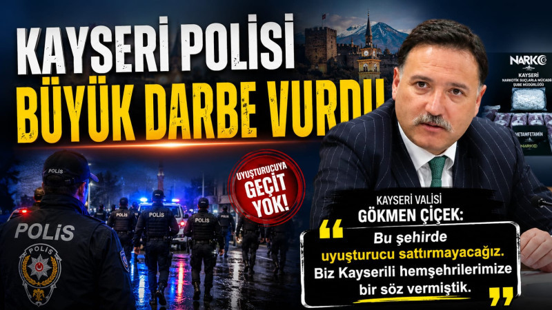 Vali Çiçek; 282 hedef şahsa eş zamanlı olarak büyük bir operasyon gerçekleştirdik