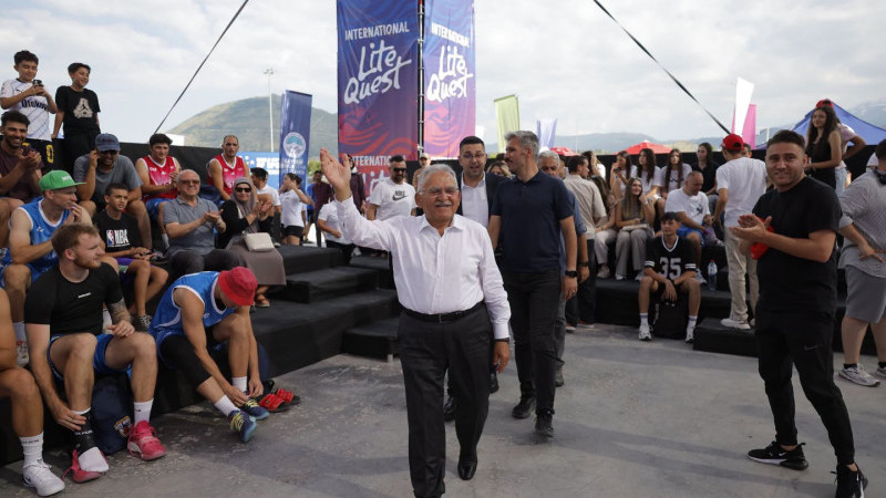 Başkan Büyükkılıç, Fıba 3x3 Lite Quest 2026 Turnuvası’nda Coşkuya Ortak Oldu