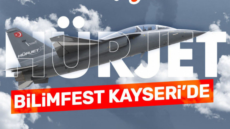 Hürjet Ve Türk Yıldızları, 8’inci Bilimfest Kayseri’de Gökyüzü Tutkunlarıyla Buluşacak