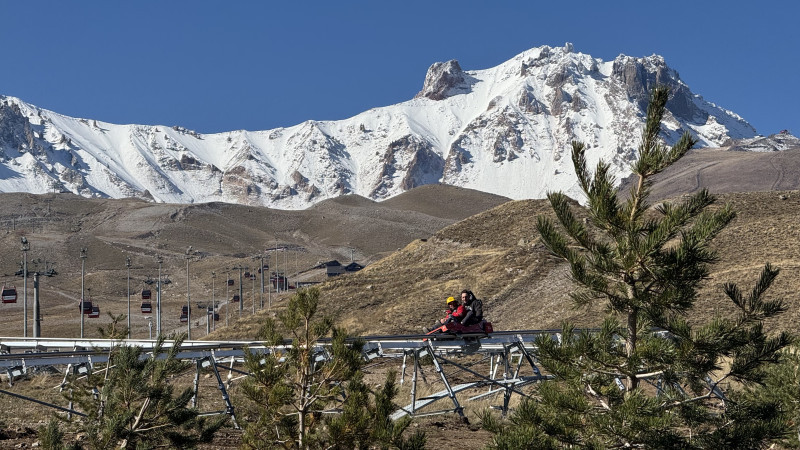 Erciyes’te Dağ Kızağında test sürüşleri başladı