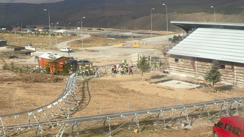 Erciyes’te Dağ Kızağı projesinde sona doğru 