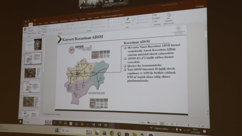 40 üniteli Kocasinan Ağız ve Diş Sağlığı Merkezi yatırımı ele alındı
