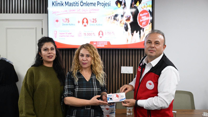 Süt üreticisine Mastitis tespit cihazı dağıtıldı