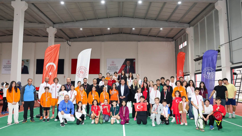 29 Ekim Cumhuriyet Kupası Tenis müsabakalarına 250 sporcu katıldı